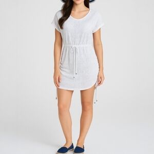 Catalina White Swim Cover-Up Dress Sz-2X